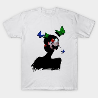 Lady Butterfly T-Shirt